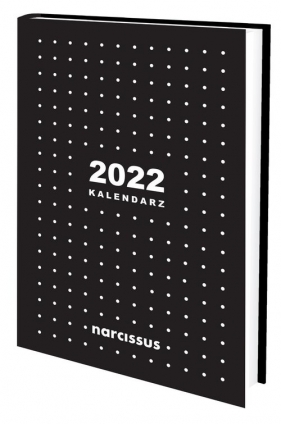 Kalendarz książkowy 2022 Narcissus A6 tygodniowy czarny