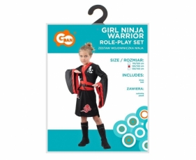 Strój dla dzieci Wojowniczka Ninja rozm.120/130cm