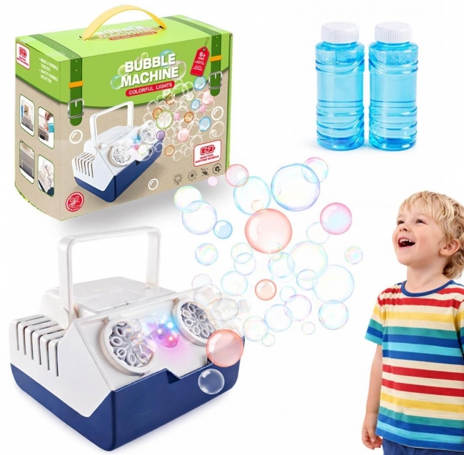 Maszynka do baniek mydlanych z światłem