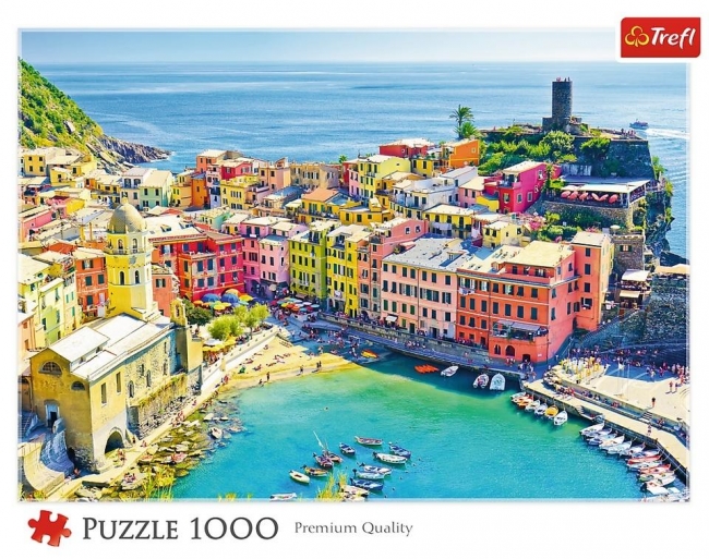 <img src='https://webimage.pl/pics/887/9/d5900511109887.jpg' style='height:440px' /> Puzzle 1000 Malownicze miasteczko Vernazza TREFL