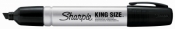 Marker permanentny Sharpie czarny M ścięta końcówka (S094820)