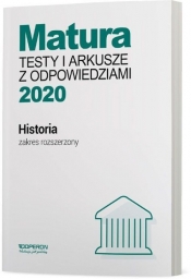 Historia Matura 2020 Testy i arkusze z odpowiedziami Zakres rozszerzony - Tulin Cezary, Kubicka Beata, Smuda Marek