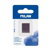 Farba akwarelowa MILAN na blistrze, kolor: granatowy