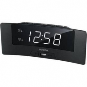 SDC 4912 WH Zegar z budzikiem SENCOR
