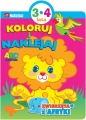 Koloruj i naklejaj. Zwierzęta z Afryki - Opracowanie zbiorowe