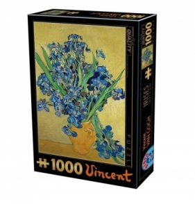 Puzzle 1000: Irysy w żółtym wazonie, Van Gogh