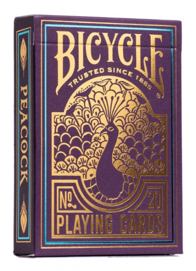 <img src='https://webimage.pl/pics/888/6/d73854096888Z5677.jpg' style='height:440px' /> Karty Bicycle Peacock Purple