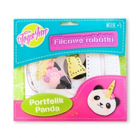 Filcowy portfelik Panda (STN 6888)