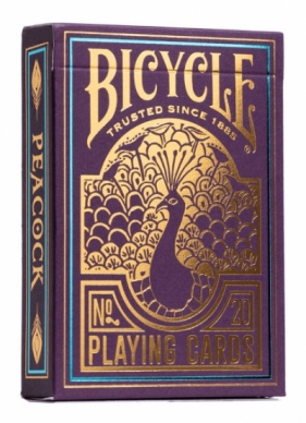 Karty Bicycle Peacock Purple