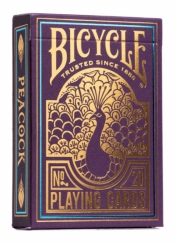 Karty Bicycle Peacock Purple
