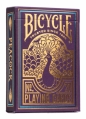 Karty Bicycle Peacock Purple