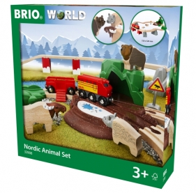 Brio World: Kolejka ze zwierzętami (63398800)