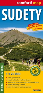 Sudety 1:120 000 Mapa Laminowana - Opracowanie zbiorowe