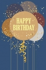  Karnet Urodziny - Gleaming B-Day Balloons