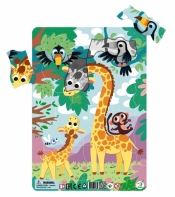 Puzzle ramkowe 21: Żyrafy (DOPR300223)