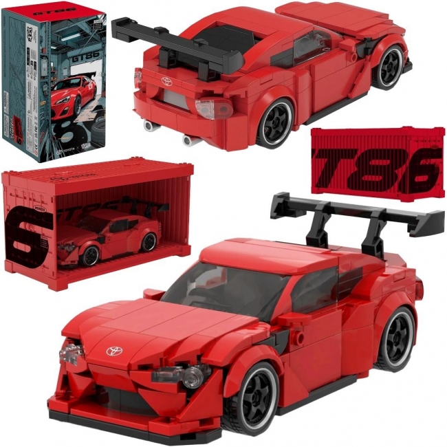 Klocki auto toyota gt86 1:32 417el