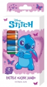 Pastele olejne Jumbo Stitch Pink 12 kolorów