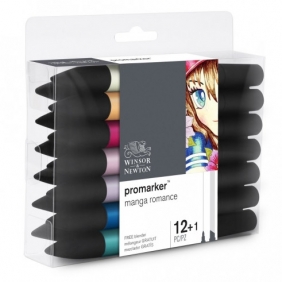 Zestaw pisaków Promarker Winsor & Newton Manga Romance 12 kolorów