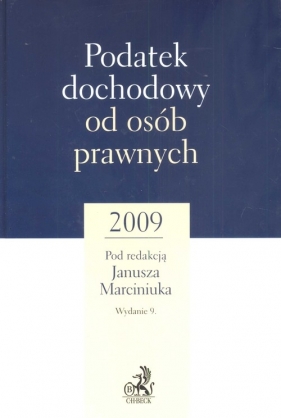 Podatek dochodowy od osób prawnych - Marciniuk Janusz