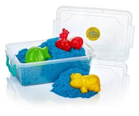 Piasek kinetyczny Dr Cosmic niebieski 1 kg