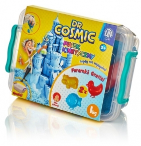 Piasek kinetyczny Dr Cosmic niebieski 1 kg