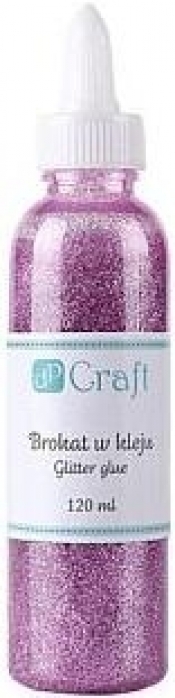 Brokat w kleju, 120 ml - light pink (DPBK-010)
