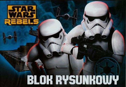 Blok rysunkowy A4 Star Wars Rebels gładki 20 kartek