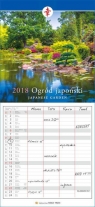 Kalendarz wieloplanszowe 2018 - Japoński ogród