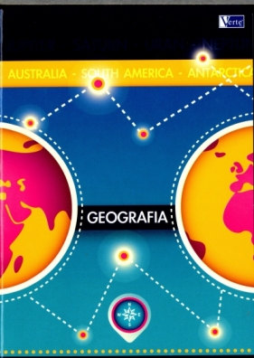 Zeszyt A5 w kratkę 80 kartek Geografia