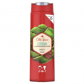 Old Spice Citron, Żel pod prysznic i szampon dla mężczyzn 400 ml