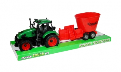 Traktor z maszyną