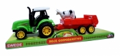 Traktor z przyczepą