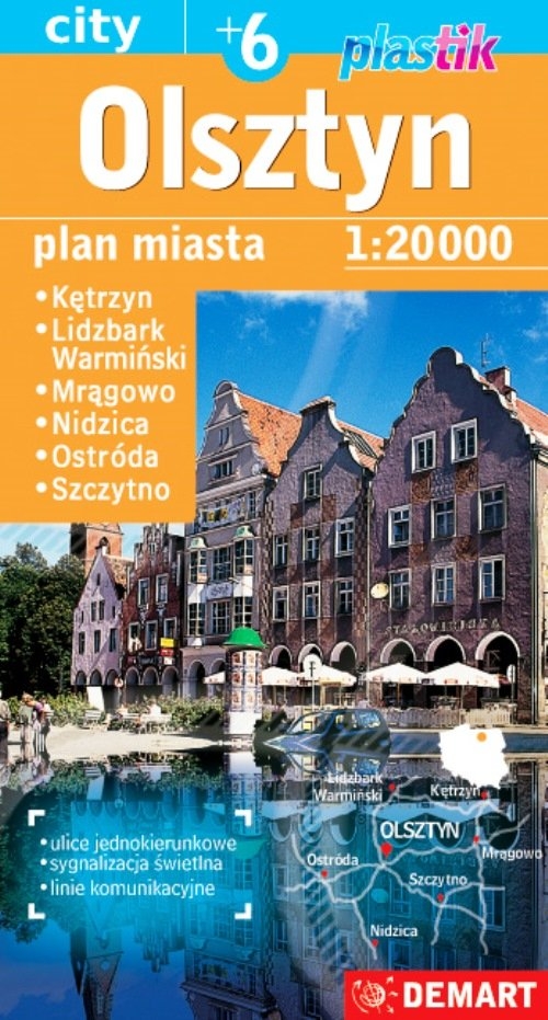 Plan miasta Olsztyn +6 1:20 000