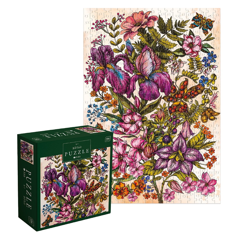 Puzzle 500: Flowers 7 - Wild Violet