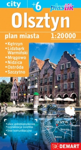 Plan miasta Olsztyn +6 1:20 000 - Opracowanie zbiorowe