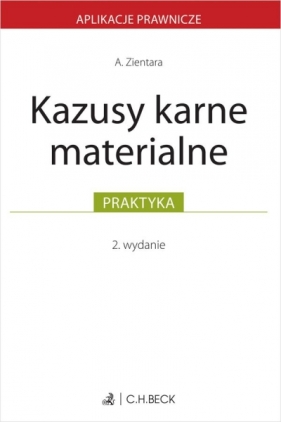Kazusy karne materialne - Anna Zientara