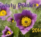 KALENDARZ 2014 KWIATY POLSKIE WISZĄCY POZIOMY - Opracowanie zbiorowe