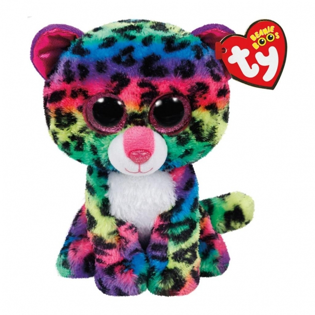 <img src='https://webimage.pl/pics/891/1/d0008421371891.jpg' style='height:440px' /> Beanie Boos Dotty - Kolorowy Lampart