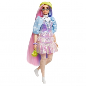 Barbie Extra: Modna lalka z zieloną czapką (GRN27/GVR05)