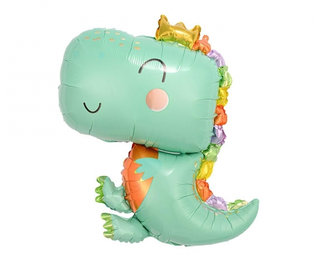 <img src='https://webimage.pl/pics/891/2/d5906639422891.jpg' style='height:440px' /> Balon foliowy Dino niebieski 47x64cm