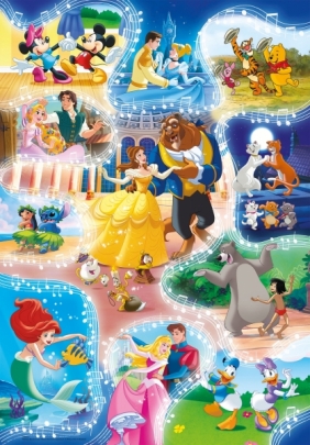 Puzzle SuperColor 104: Disney Dance Time (27289)