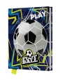 Pamiętnik z kłódką Play Football, 14 x 18cm, 80 kartek