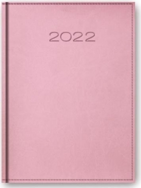 Kalendarz 2022 Dzienny A5 Vivella Różowy 21D-18