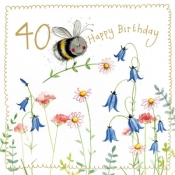 Karnet Urodziny 40 S544 Pszczółka