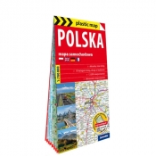 Polska; foliowana mapa samochodowa 1:700 000 - Opracowanie zbiorowe