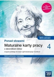Ponad słowami 4. Maturalne karty pracy do języka polskiego. Zakres podstawowy i rozszerzony - Opracowanie zbiorowe