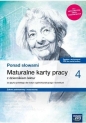Ponad słowami 4. Maturalne karty pracy do języka polskiego. Zakres podstawowy i rozszerzony - Opracowanie zbiorowe
