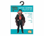 Strój dla dzieci Gotycki Wampir rozm. 130/140cm