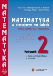 Matematyka w otaczającym nas świecie 2 Podręcznik Zakres podstawowy i rozszerzony - Cewe Alicja, Krawczyk Małgorzata, Kruk Maria