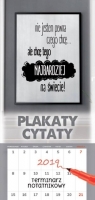 Kalendarz Terminarz Notatnikowy Plakaty 2019